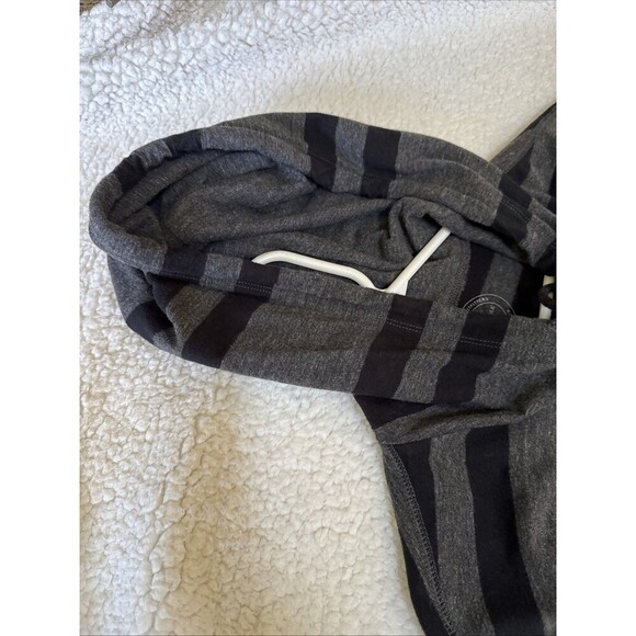 American Eagle Hoodie Mens LARGE AE Long Sleeve Hooded Sweatshirt BLACK - Picture 6 of 10